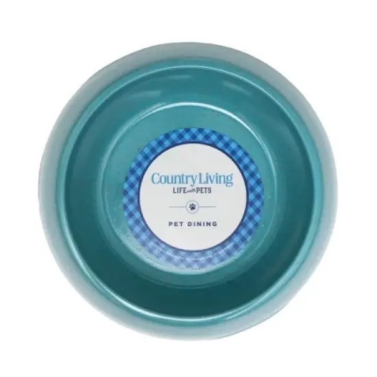 Country Living Set of 2 Bamboo Dog Bowls &ndash; Available in 3 Sizes & 2 Color Options image {3}