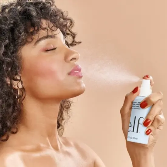 e.l.f. Stay All Night Blue Light Micro-Setting Mist - 2.7 fl oz image {2}