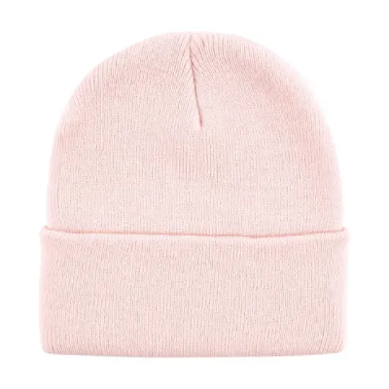 Hudson Baby Knit Cuffed Beanie 3pk, Pink White image {3}