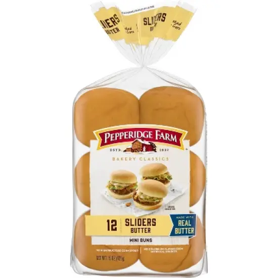 Pepperidge Farm Bakery Classics Butter Slider Buns - 15oz/12ct image {8}