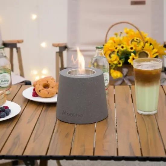 Entta Tabletop Fire Pit Portable Ethanol Fireplace for Indoor Outdoor Mini Fire Bowl for Patio image {7}