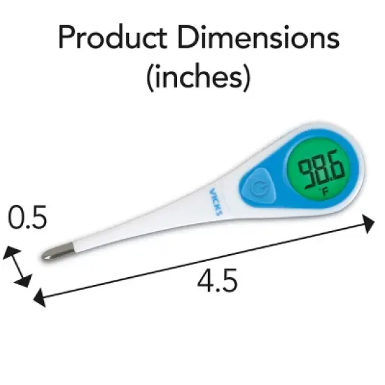 Vicks SpeedRead Digital Thermometer - White image {6}