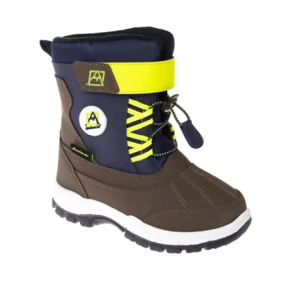 Avalanche Unisex Boys Girls Slip Resistant Faux Fur Lined Winter Snow Boots (Little Kid) image {10}