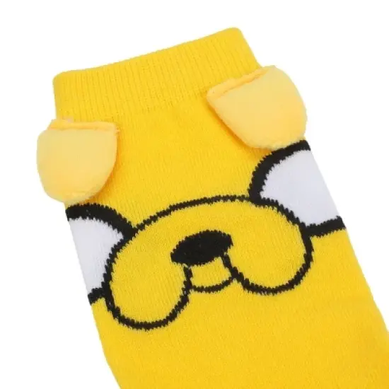 Adventure Time Finn and Jake Holding Hands Womens Casual Crew Socks image {2}
