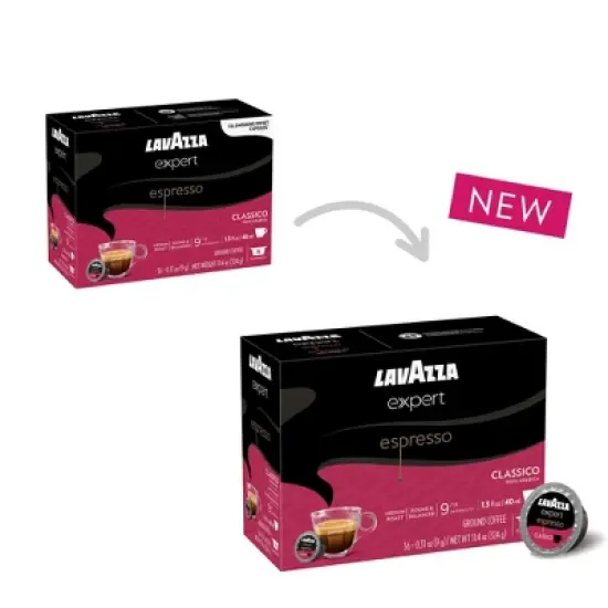 Lavazza Expert Espresso Classico Capsules, Medium Roast, 100% Arabica, Compatible with Lavazza Classy Machines (36 Capsules) image {1}