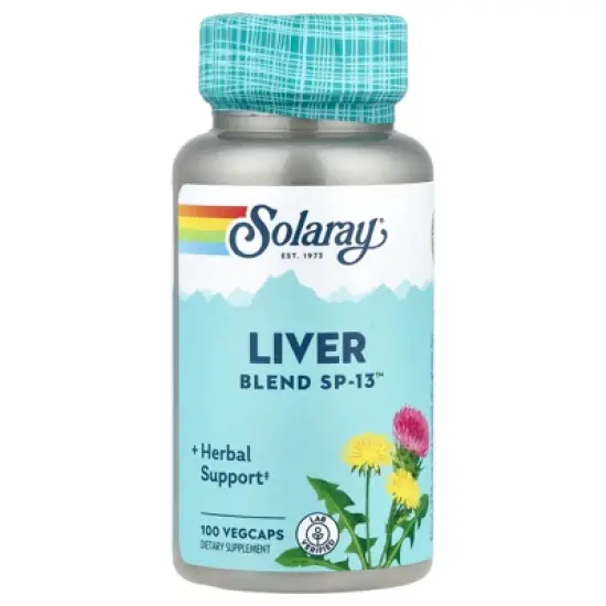 Solaray Liver Blend SP-13&trade;, 100 VegCaps image {4}