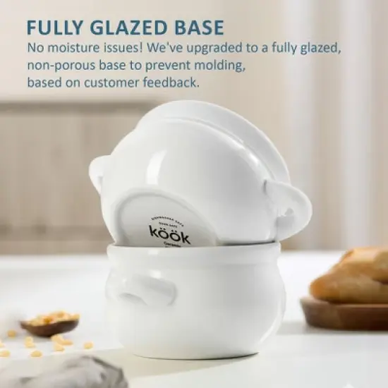 French Onion Soup Crocks, 18 oz, Set of 4 image {3}