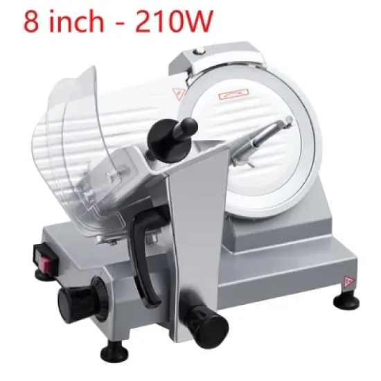 Commercial 18" Electric Meat Slicer Blade Food Slicer Cutter 210W With Child Lock image {6}
