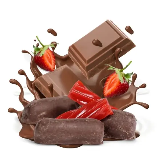 Chocolate Covered Strawberry Licorice Bits by It's Delish image {1}