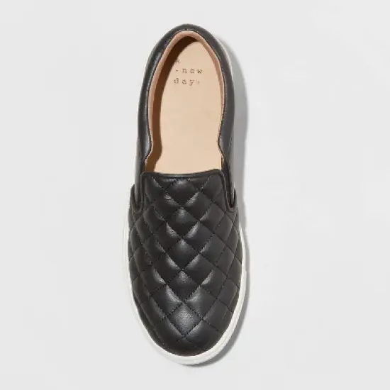 Women's Reese Memory Foam Insole Sneakers - A New Day&trade; Black image {2}