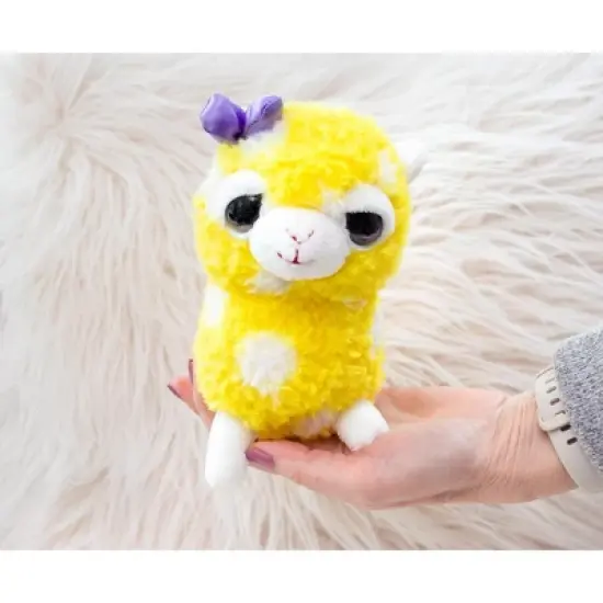 Kellytoy Cute and Cuddly 12 Inch Alpaca Plush | Yellow image {5}