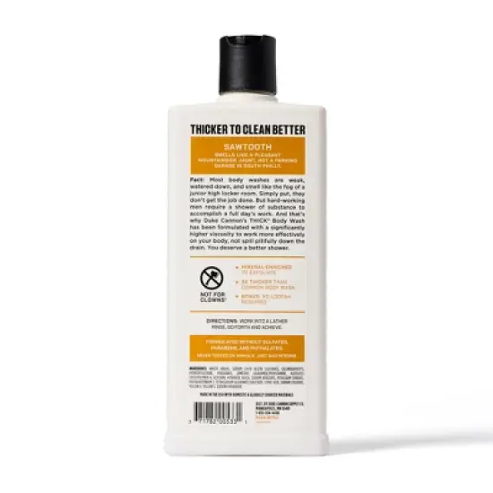 Duke Cannon Supply Co. THICK Men's Body Wash - Sawtooth - 18 fl oz image {6}