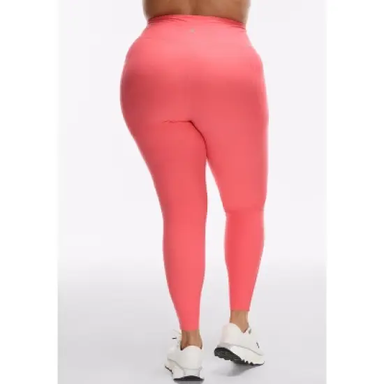 Peloton Women's Cadent High Rise Pocket Legging, Coral, Buenas Vibras image {2}