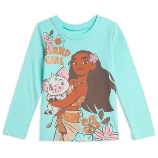 Disney Moana Girls 2 Pack T-Shirts Toddler image {3}