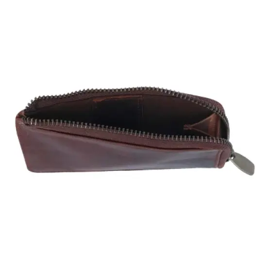 Paul & Taylor Men's Leather Zippered Side Front Pocket Wallet image {2}