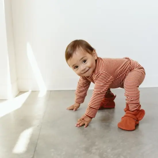 Goumikids Viscose Made from Bamboo + Organic Cotton Long-Sleeve Bodysuit. image {14}