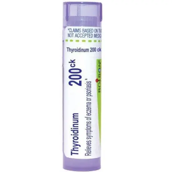 Thyroidinum 200CK by Boiron Homeopathic Single Medicine For First Aid  -  80 Pellet image {10}