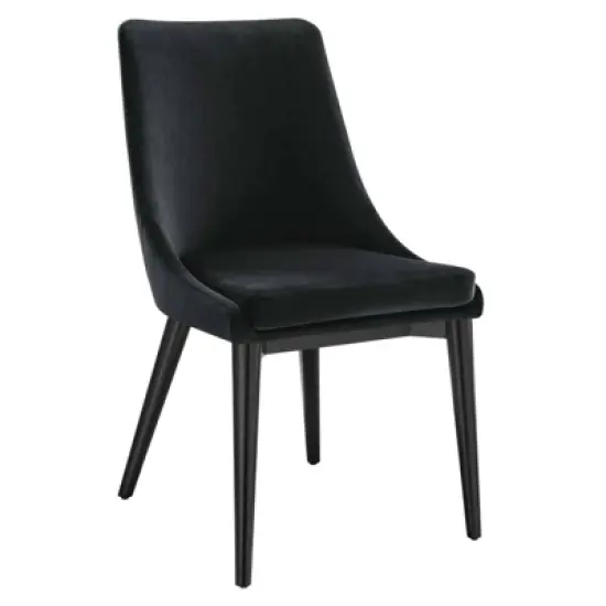 Set of 2 Viscount Accent Performance Velvet Dining Chairs - Modway image {1}