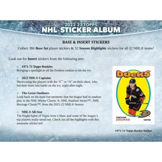 2022-23 Topps NHL Hockey Sticker Collection Box image {3}