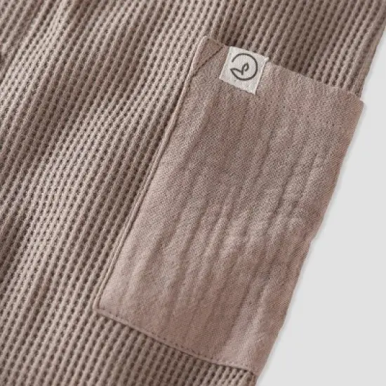 Little Planet by Carter&rsquo;s Baby Waffle Washed Jumpsuit - Beige image {1}