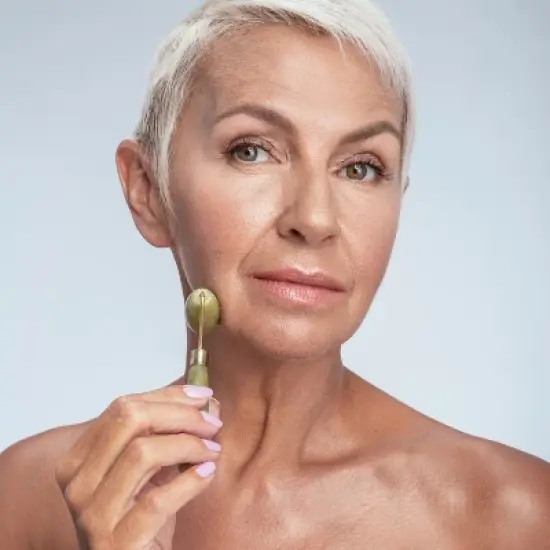 Beautimate Jade Roller and Gua Sha Set &ndash; Natural Facial Massage Tools for Lymphatic Drainage, Circulation, and Radiant Glow image {3}