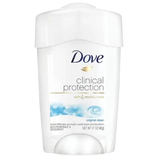 Dove Beauty Clinical Protection Original Clean Women's Solid Antiperspirant & Deodorant Stick - 1.7oz image {6}