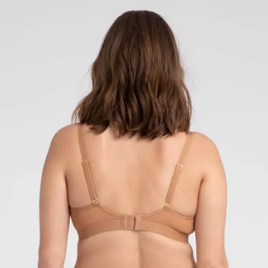 All.You. LIVELY Women's Leopard Print Busty Mesh Trim Bralette - Camel image {2}