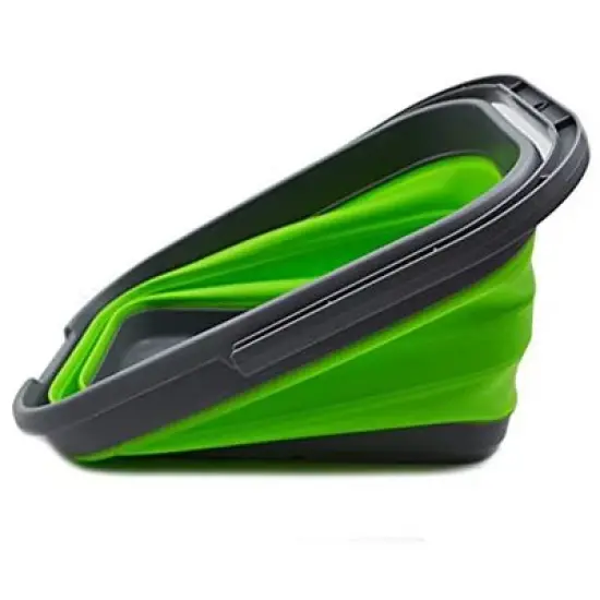 SAMMART 12L (3.1 Gallon) Collapsible Rectangular Handy Basket/Bucket image {6}