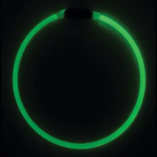 Nite Ize Nite Howl LED Safety Necklace Adjustable Dog Collar - Green image {5}