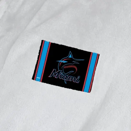 MLB Miami Marlins Tag Silk Touch Robe Small/Medium image {3}