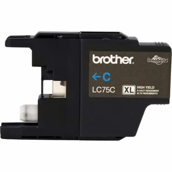 Brother International LC75C Cyan Ink Cartridge for Inkjet Printers image {3}