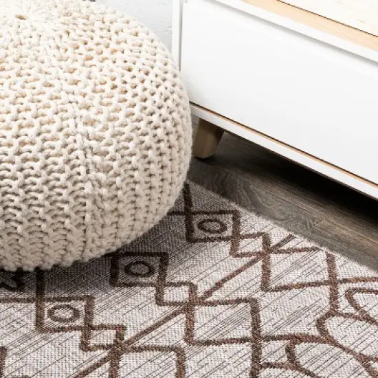 Kafel  Bohemian Indoor/Outdoor Area Rug  - JONATHAN Y image {3}