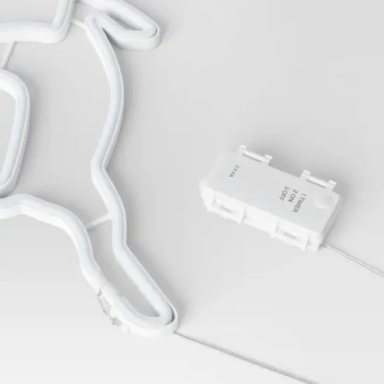 Christmas Faux Neon Leaping Green Deer - Wondershop&trade; image {3}