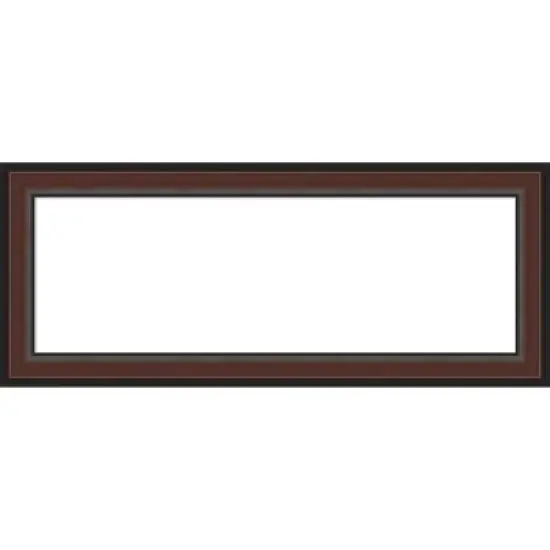 Amanti Art Harvard Walnut Framed Dry Erase Magnetic Board image {16}