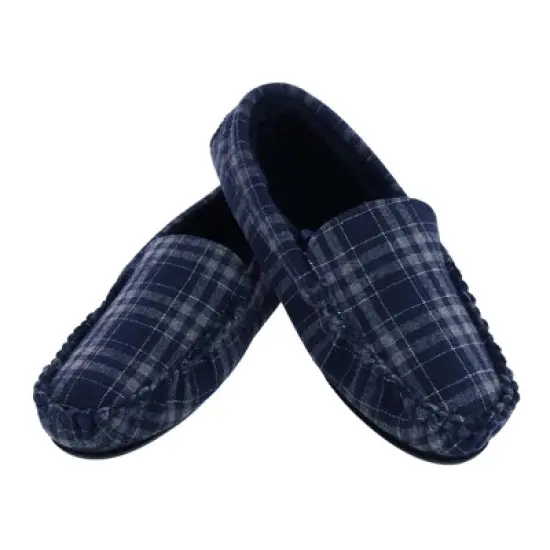 Ascentix Men's Slip On Plaid Slipper image {3}