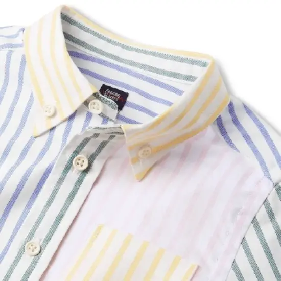 Toddler Fun Stripe Collared Long Sleeve Button-Down Shirt - Rowing Blazers x Target image {5}