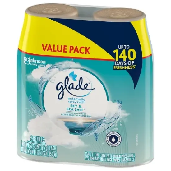 Glade Automatic Spray Air Freshener Refills - Sky & Sea Salt - 12.4 fl oz/2pk image {12}