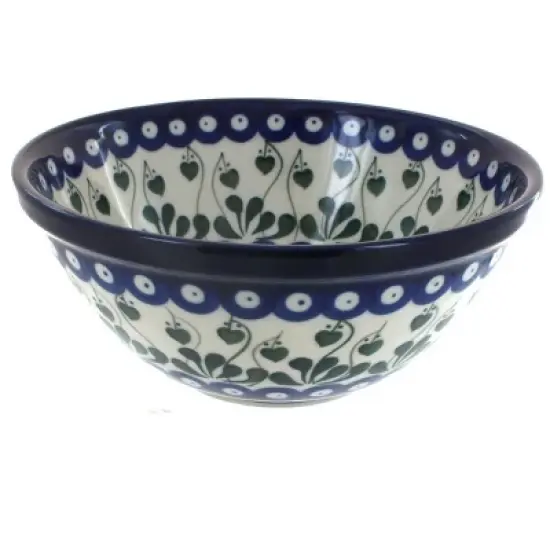Blue Rose Polish Pottery 57 Ceramika Artystyczna Small Serving Bowl image {2}