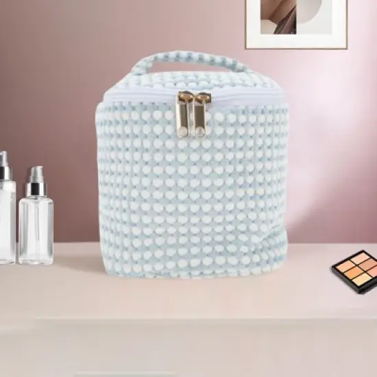 Unique Bargains Organizational Cylinder Makeup Bag 1 Pc image {4}