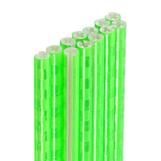 Unique Bargains 360&deg; Visibility Decorative Reflective Spoke Skins for Road Mountain Bike 12 Pcs image {6}