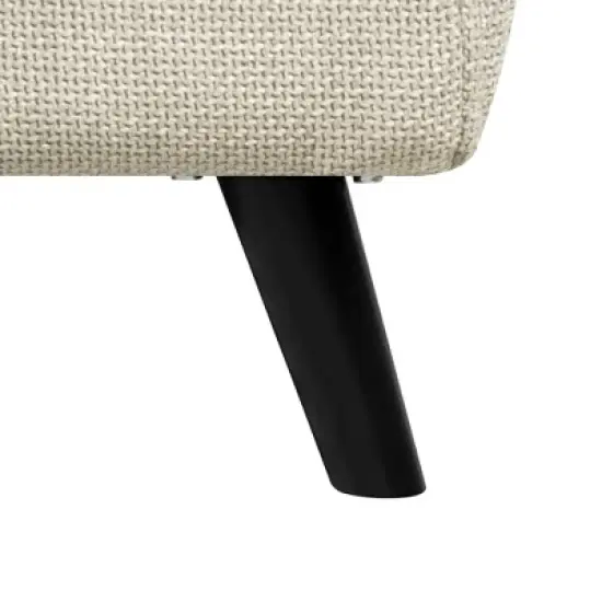 Dolonm  Linen 3-in-1 Foldable Chaise Lounge-Adjustable Backrest & Ottoman, Convertible Sofa Bed for Small Spaces image {14}