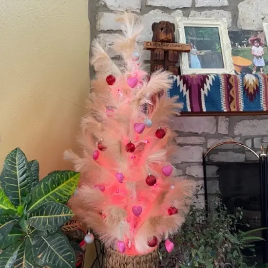 Northlight Mini Incandescent Christmas Lights - Pink - 10' White Wire - 50ct image {3}