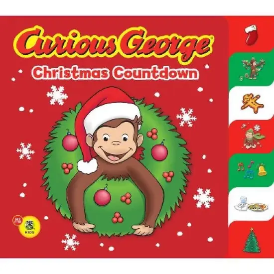Curious George Christmas Countdown by Tish Rabe (Board Book) image {1}