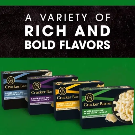 Cracker Barrel Sharp White Cheddar Mac and Cheese Dinner - 14oz image {6}