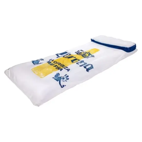 Northlight 74.75" Fabric Covered Inflatable Corona Pool Lounge image {7}