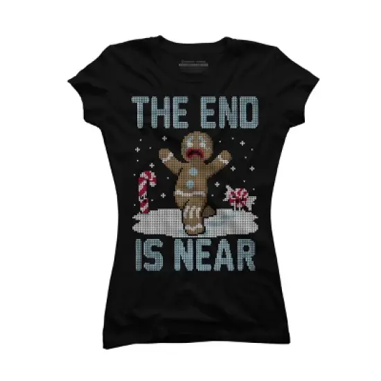 Junior's Design By Humans Christmas Is Near! By Raffiti T-Shirt image {3}