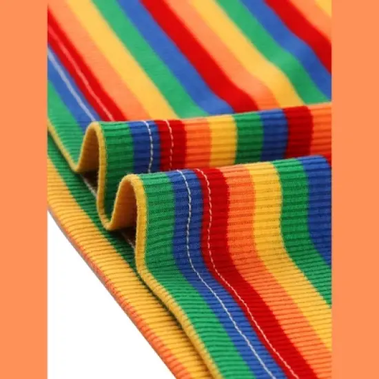 Agnes Orinda Women's Plus Size Stripe Sleeveless Stretch Camisole image {4}