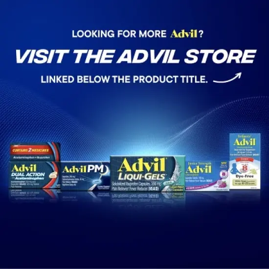 Advil PM 200mg Pain Reliever and Nighttime Sleep Aid - Ibuprofen (NSAID) Caplets - 50pk image {10}