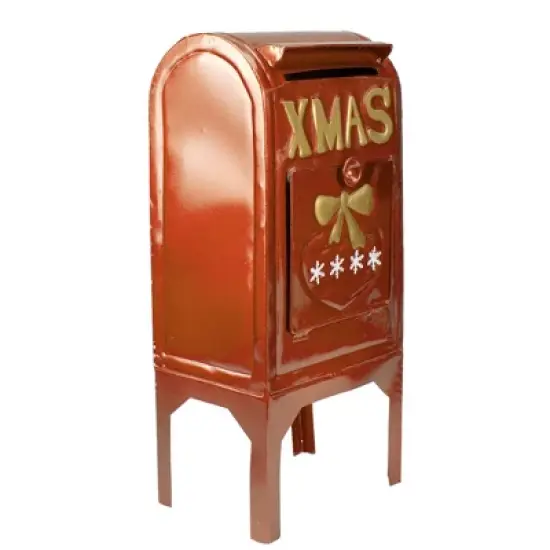 Northlight Metal Mailbox Christmas Decoration - 16" image {2}