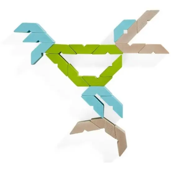 HABA Varius Building Blocks with Pattern Cards (Made in Germany) image {4}